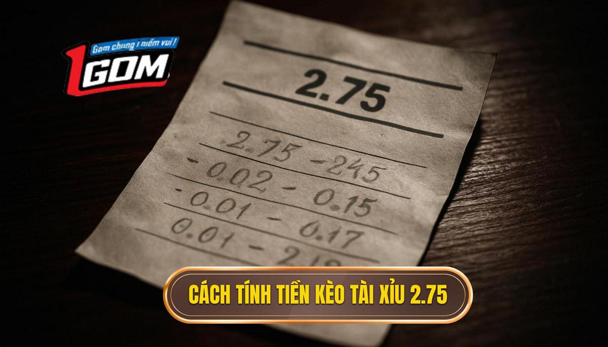 Cấu Trúc Và Cách Tính Tiền Độc Đáo Của Kèo Tài Xỉu 2.75 Hiệp 1